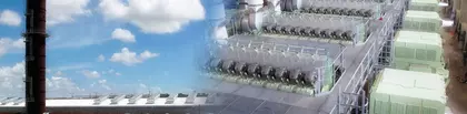 Insulation of the largest thermal power plant in the world