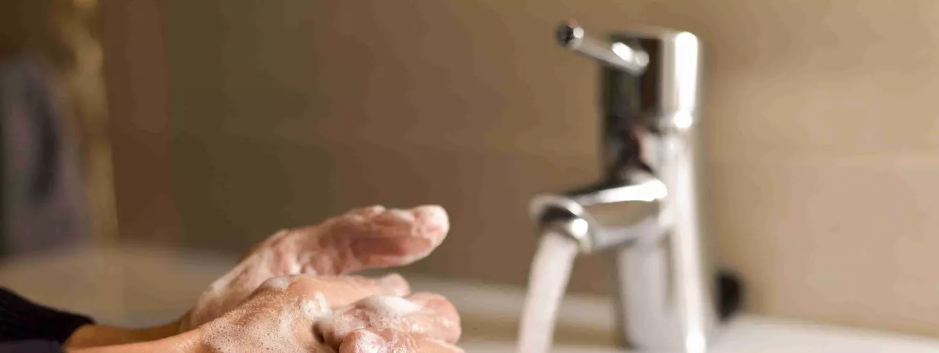 Washing hands