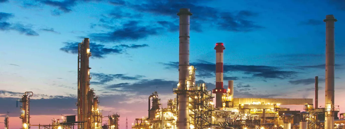 Insulated Refinery chimneys