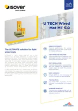U TECH Wired Mat MT 5.0 | Isover Technical Insulation