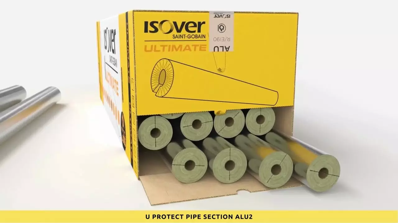 U Protect Pipe Section: 2-in-1 insulation solution for combustible and non-combustible pipes thumbnail